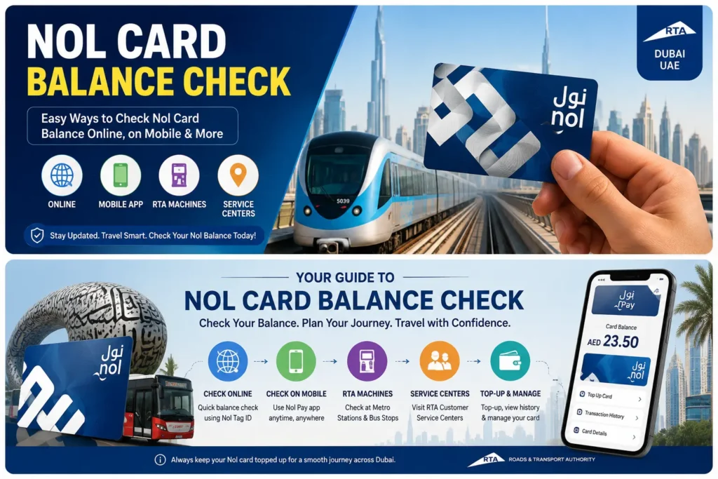 rta nol card balance check
