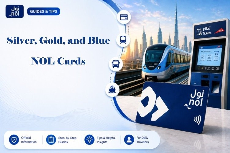 Silver, Gold, and Blue NOL Card